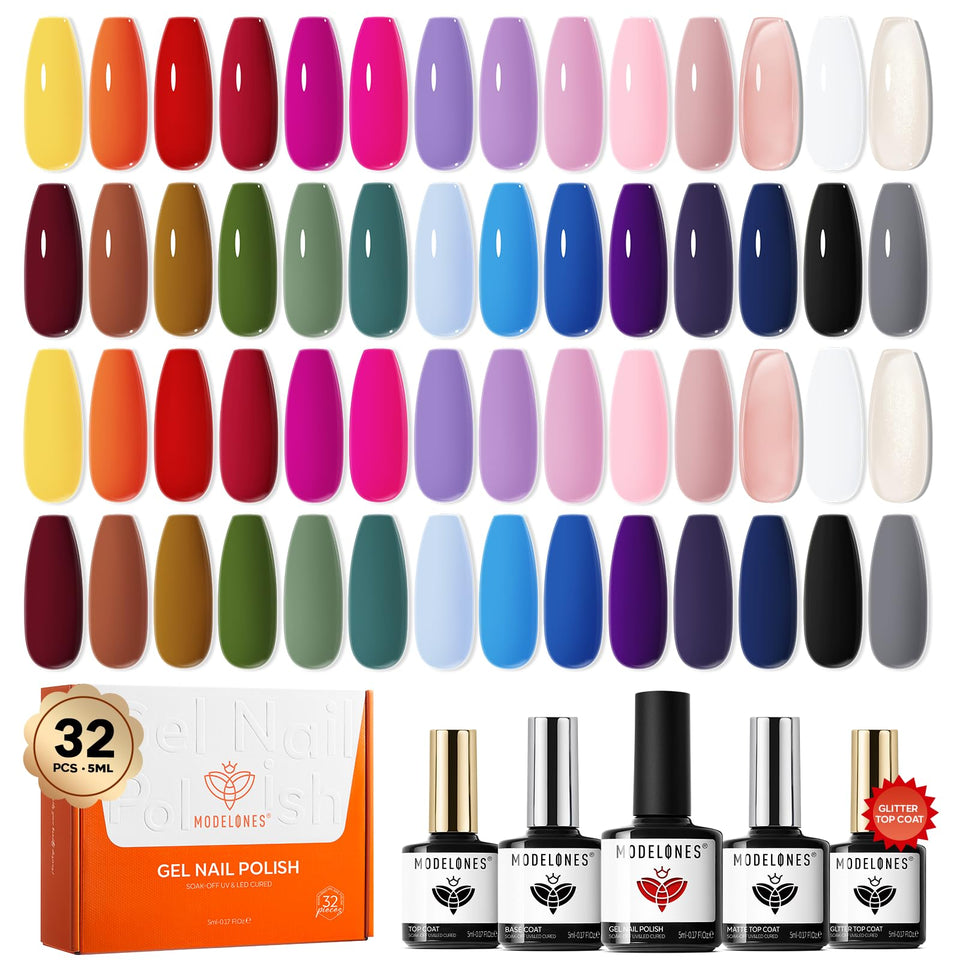 modelones front packaging showing full 32-piece kit and included bottles for easy identification