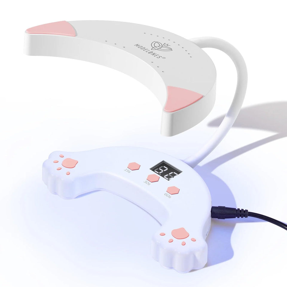 modelones front view of lamp showing compact design and fast curing