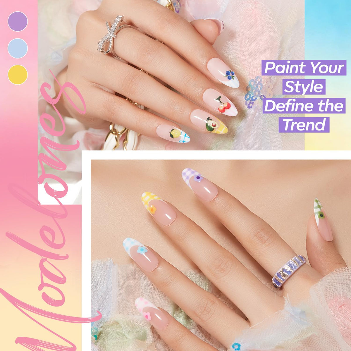 modelones glitter topcoat detail highlighting sparkly finish for eye-catching nail accents