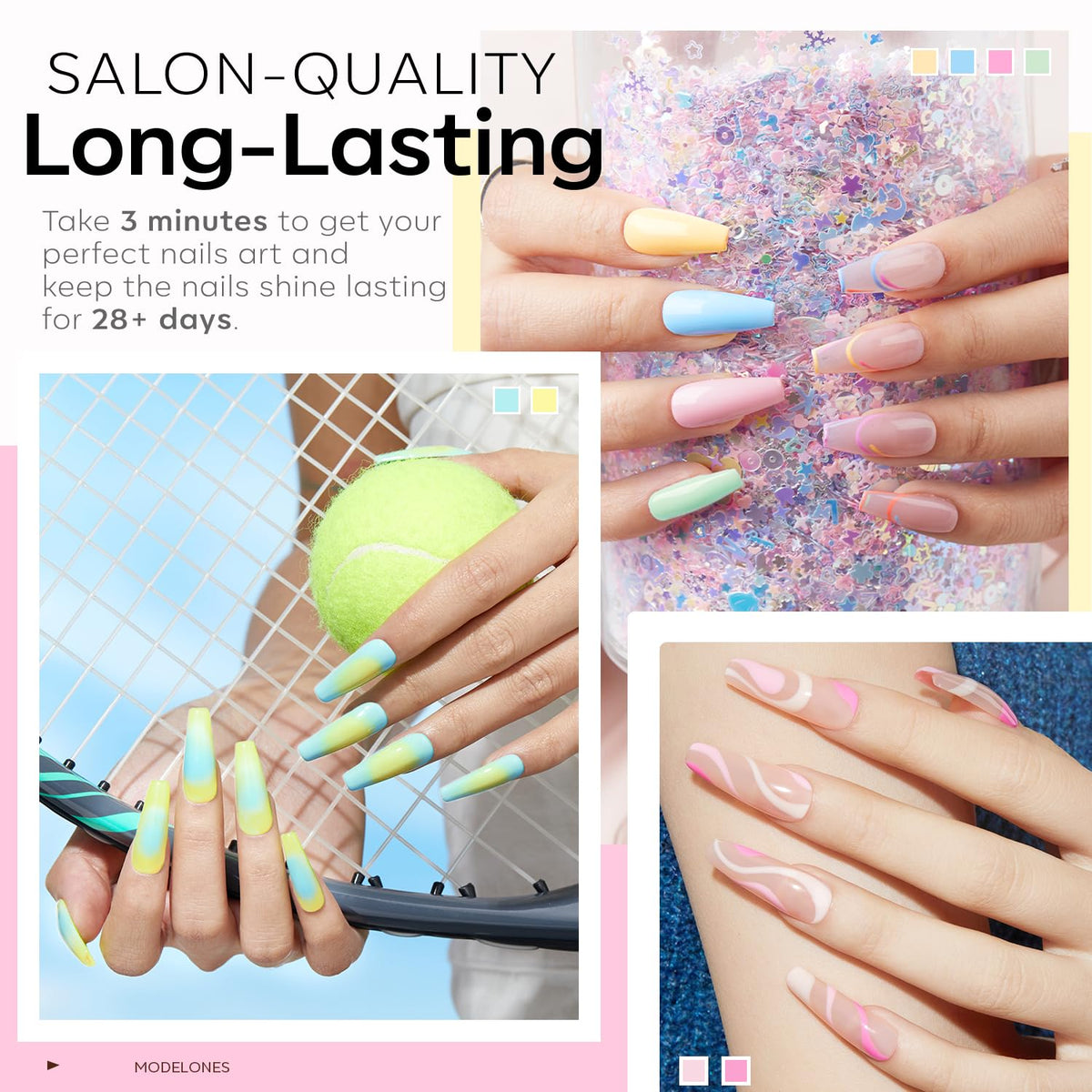 modelones glossy topcoat poured demonstrating high shine finish and protection
