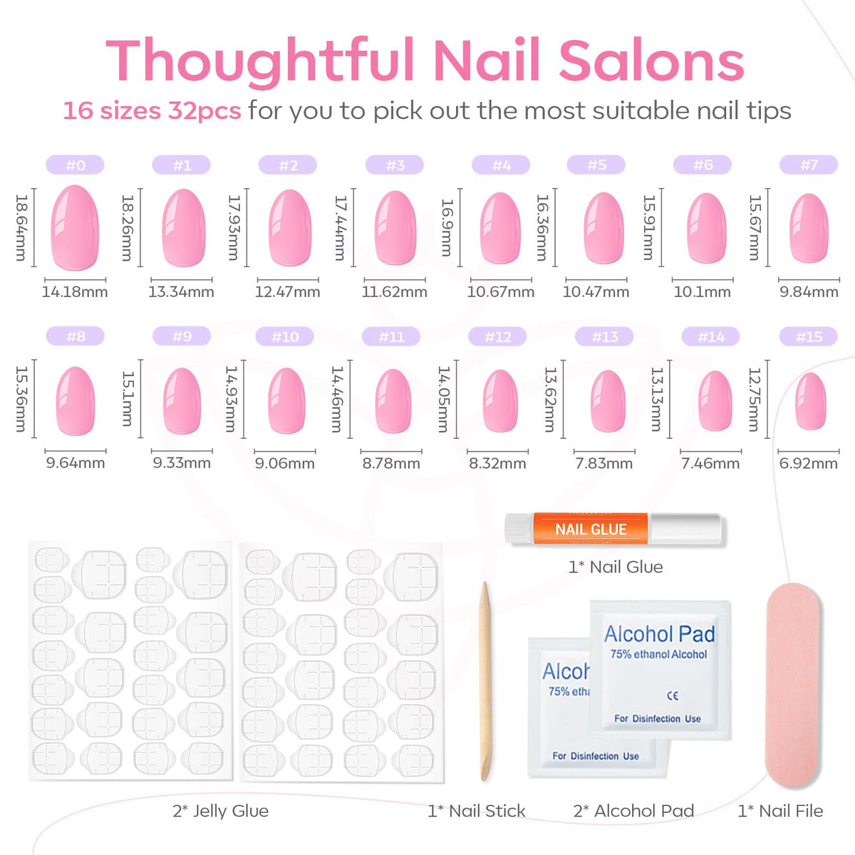 modelones tube of nail glue with adhesive tabs displayed for long-lasting or quick wear