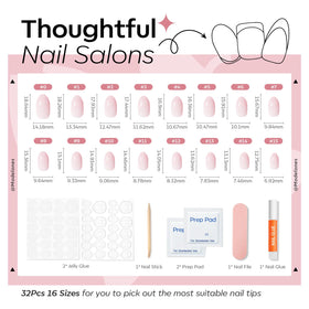 modelones tube of nail glue and adhesive tabs close-up for long-lasting hold options