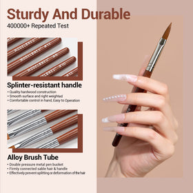 modelones wooden ergonomic handle held comfortably for steady precision and control
