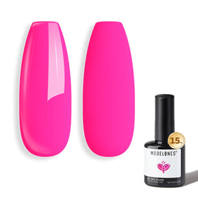 modelones bottle front showing hot pink neon color and vibrant finish