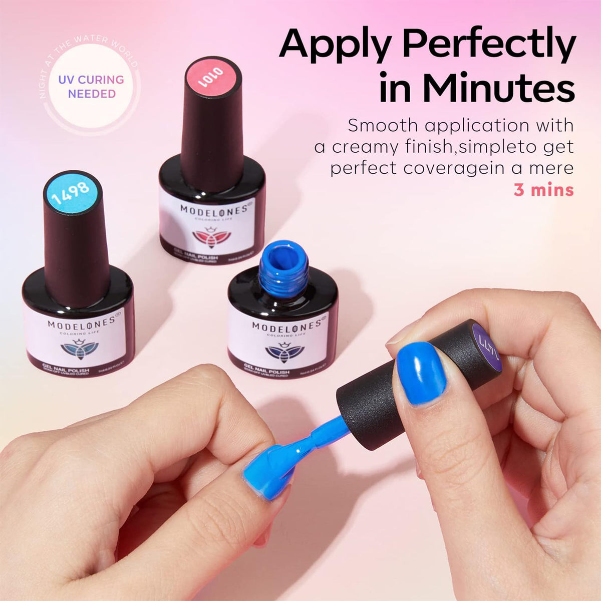 modelones in-salon manicure scene showing professional finish and salon-ready results benefit