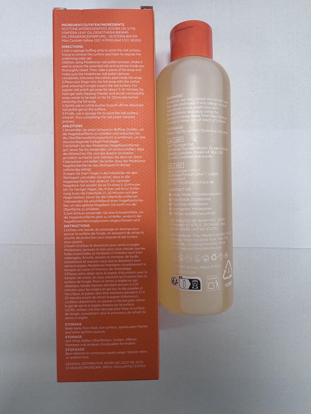 modelones bottle on a salon station conveying professional-grade performance