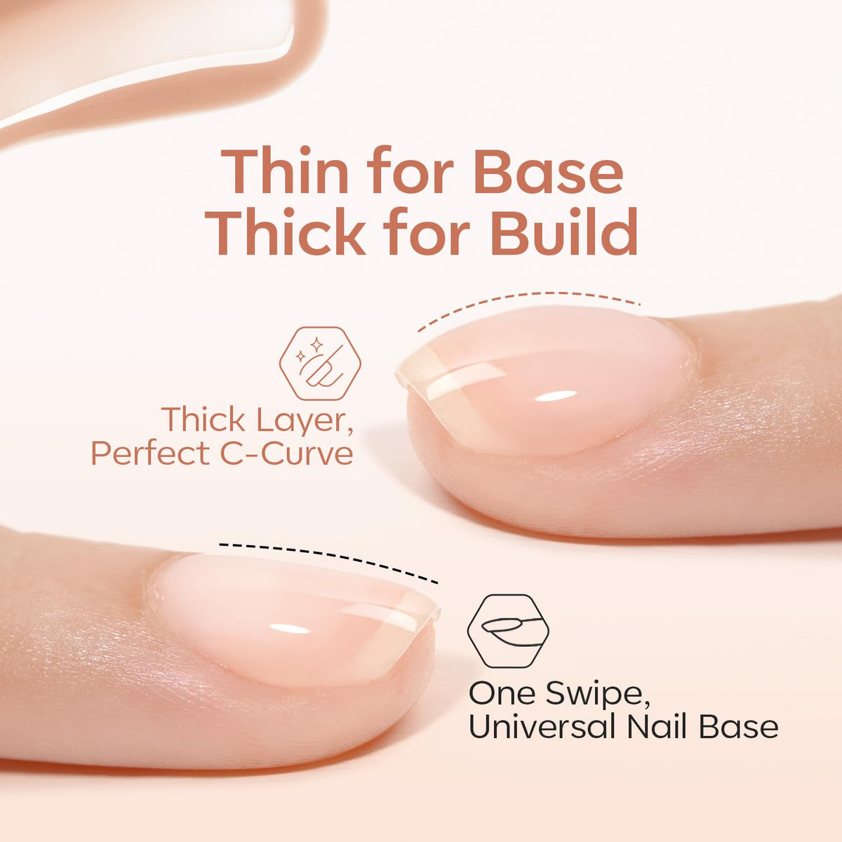 modelones curing nails under LED lamp showing fast drying and durable bonding benefit