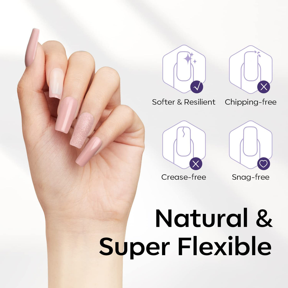 modelones in-use press-on application for fast salon results