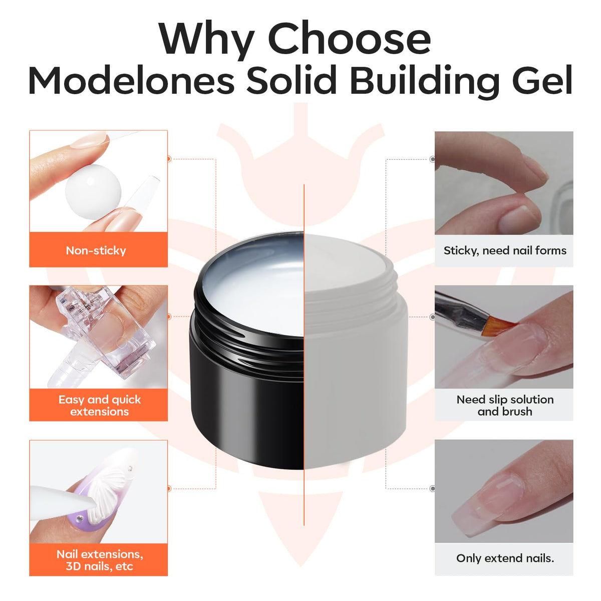 modelones product label showing instructions and benefits for correct lamp usage