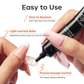 modelones at-home manicure scene conveying quick no-UV professional finish