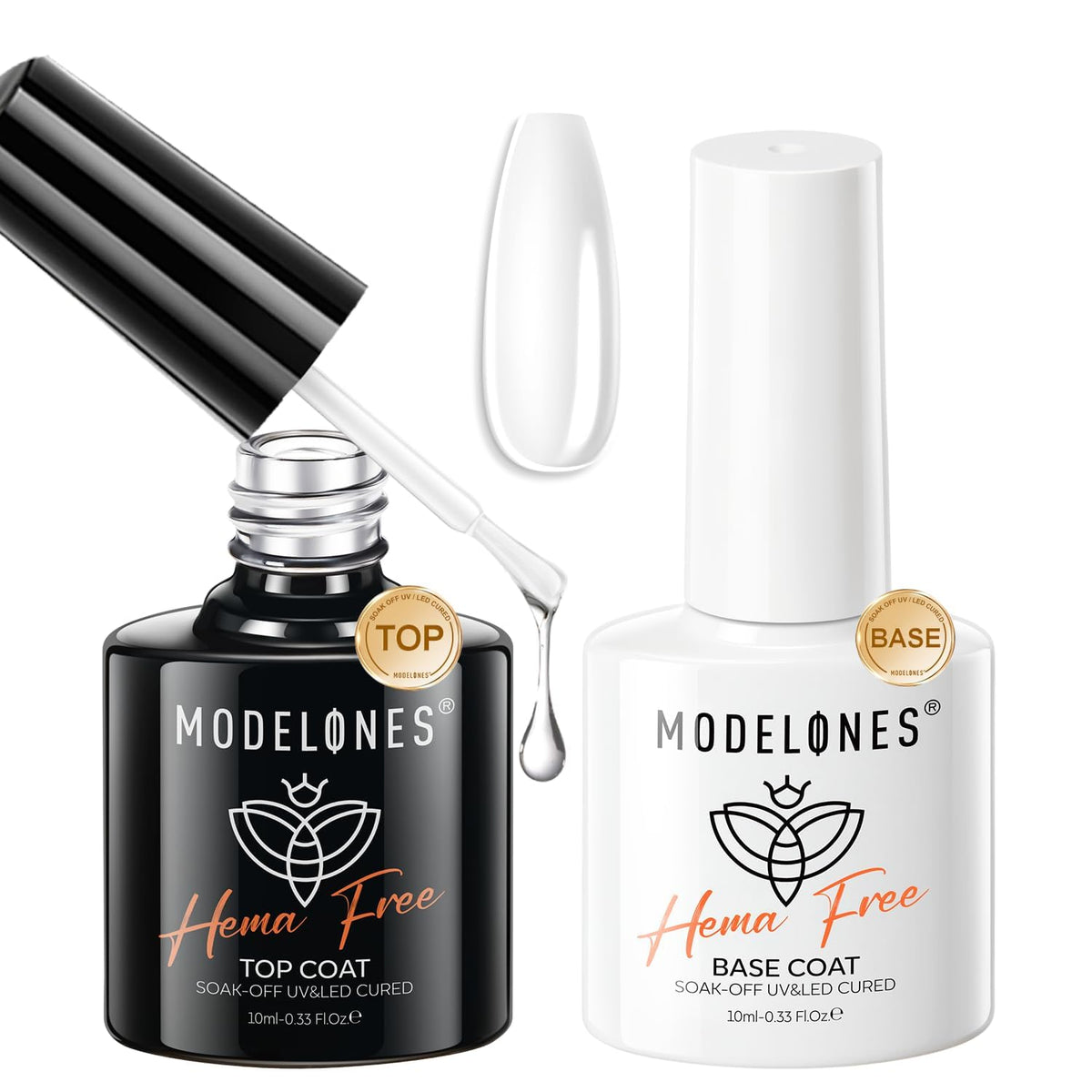 modelones lifestyle finished manicure showing long-lasting glossy nails
