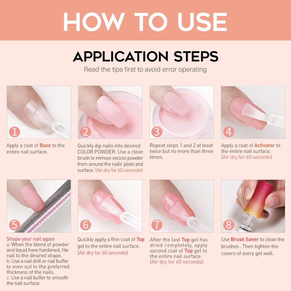 modelones finished nails on hand model showing salon-quality results