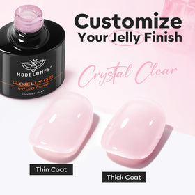 modelones manicure in lifestyle setting showing long-lasting glossy finish