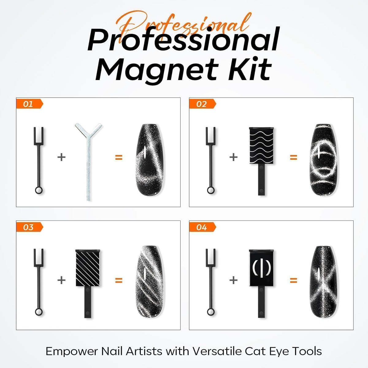 modelones lifestyle manicure setting portraying finished nails and salon-quality finish