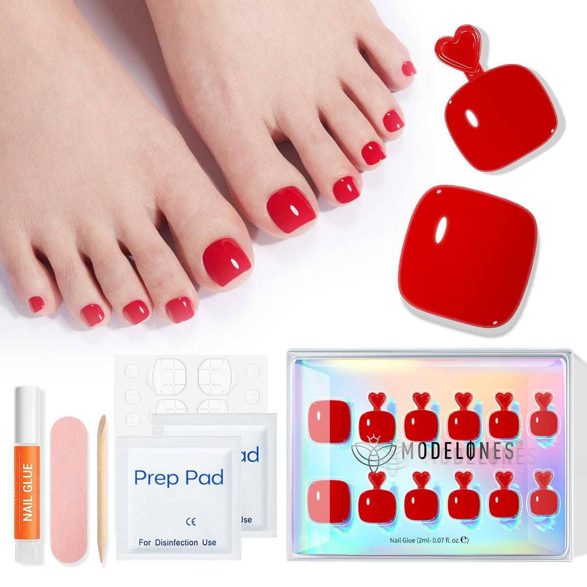 modelones lifestyle image of sandal-ready toes showing stylish everyday confidence