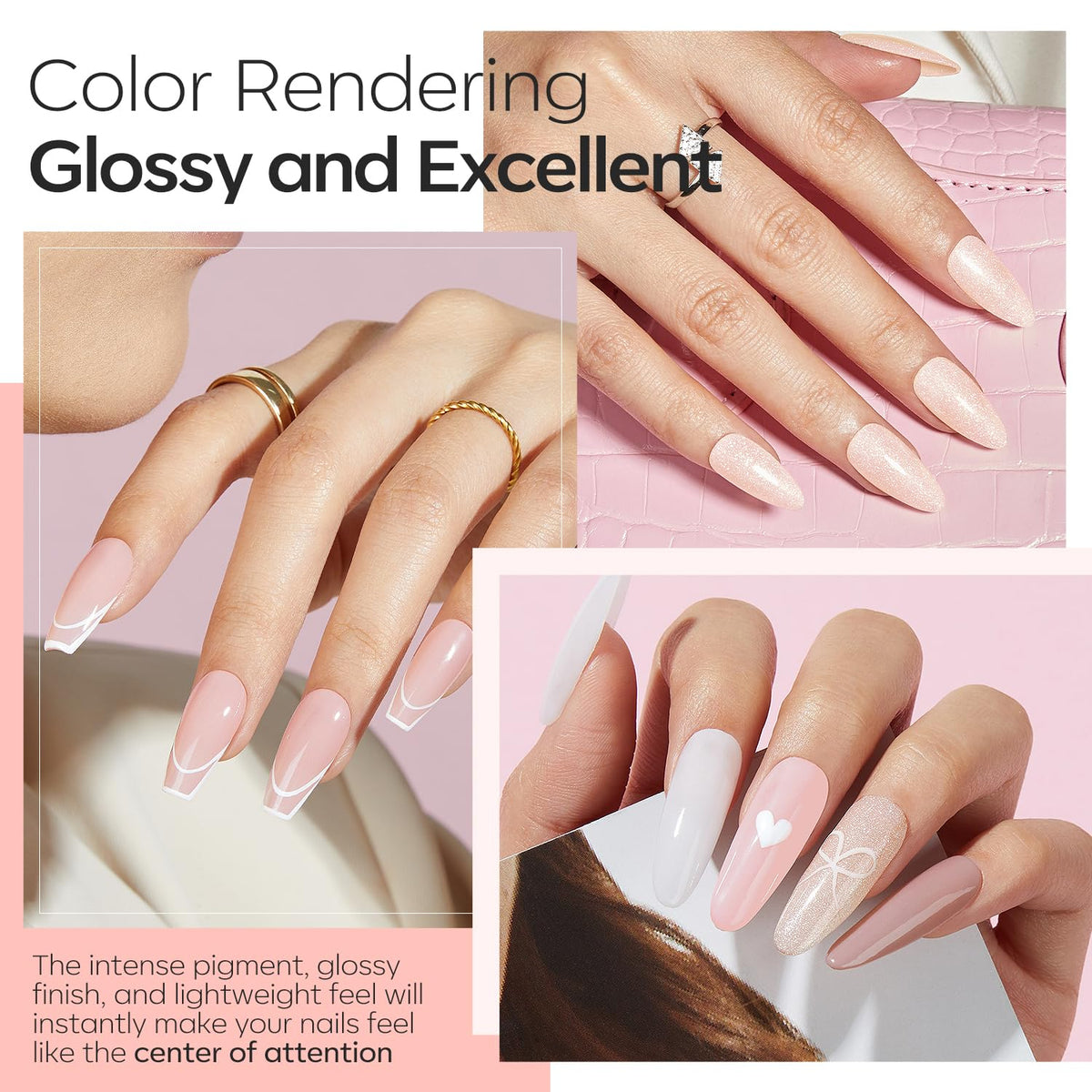 modelones liquid bottles bond base activator top coat arranged to show included set