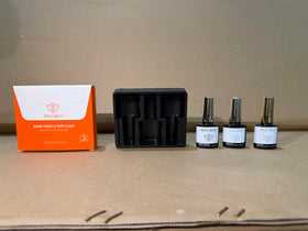 modelones manicure in progress illustrating easy application and professional results