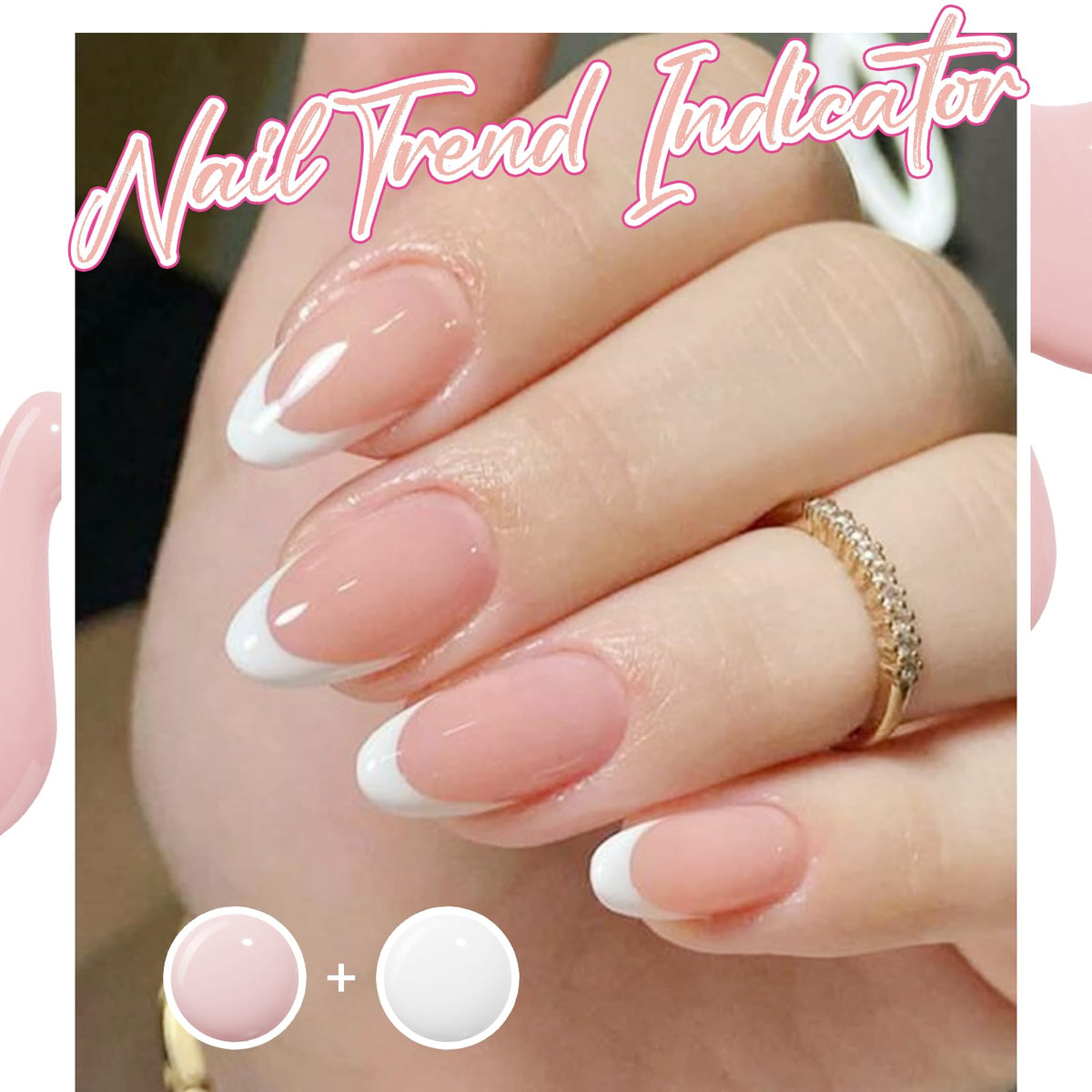 modelones milk white gel polish bottle close-up showing smooth application benefit