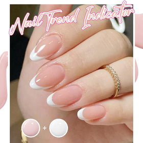 modelones milk white gel polish bottle close-up showing smooth application benefit