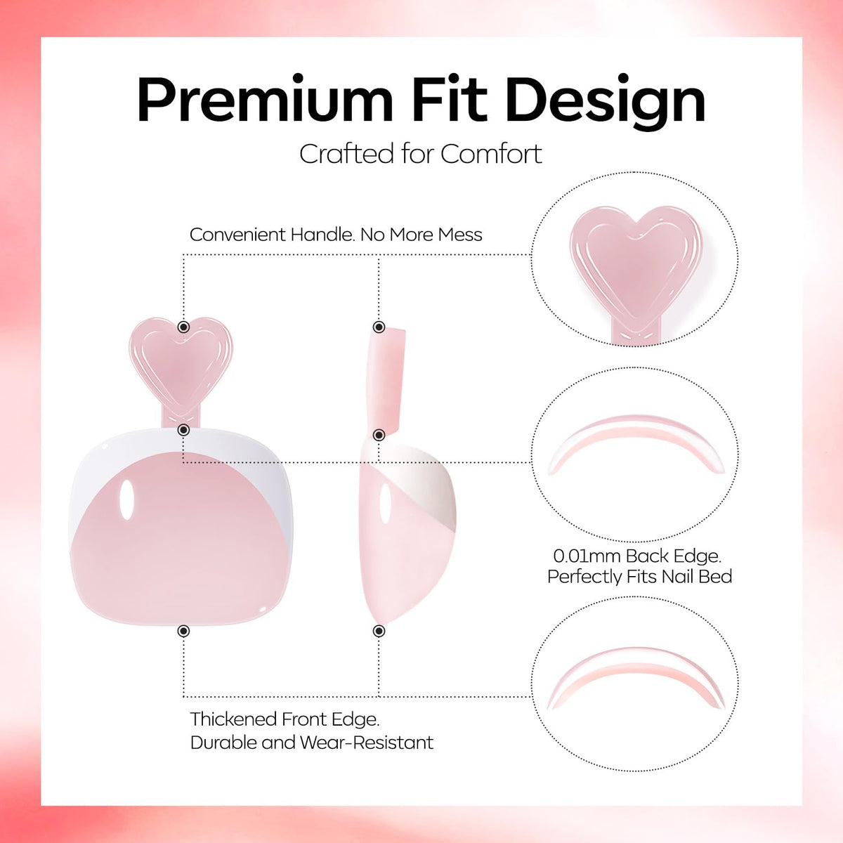 modelones mini file and jelly tabs detail for gentle shaping and damage-free wear