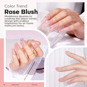 modelones gel on nail forming apex for stronger stress-point support
