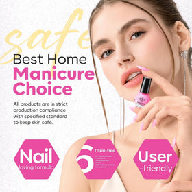 modelones nail art with stickers showing enhanced manicure options and playful accents