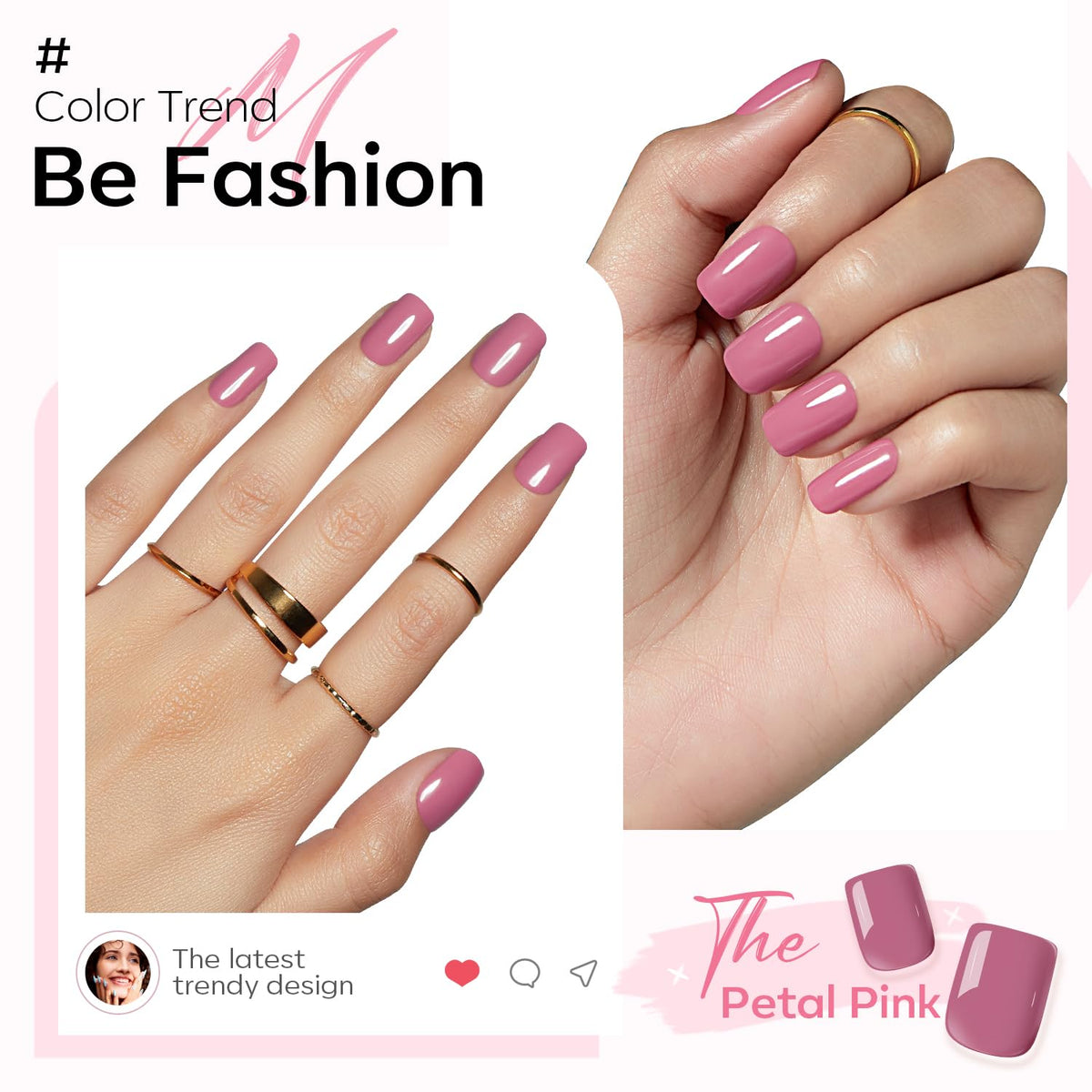 modelones nails held in hand showing size scale benefit easy fit selection
