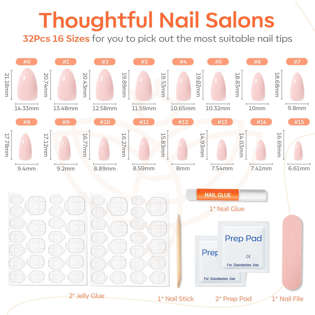 modelones hand wearing nails to show short almond look and instant polished appearance