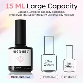 modelones polish on hand in lifestyle setting highlighting salon-quality look