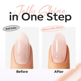 modelones overlay on natural nails adding strength and even finish for protection