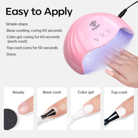 modelones gift-style packaging in lifestyle scene suggesting presentable salon gift