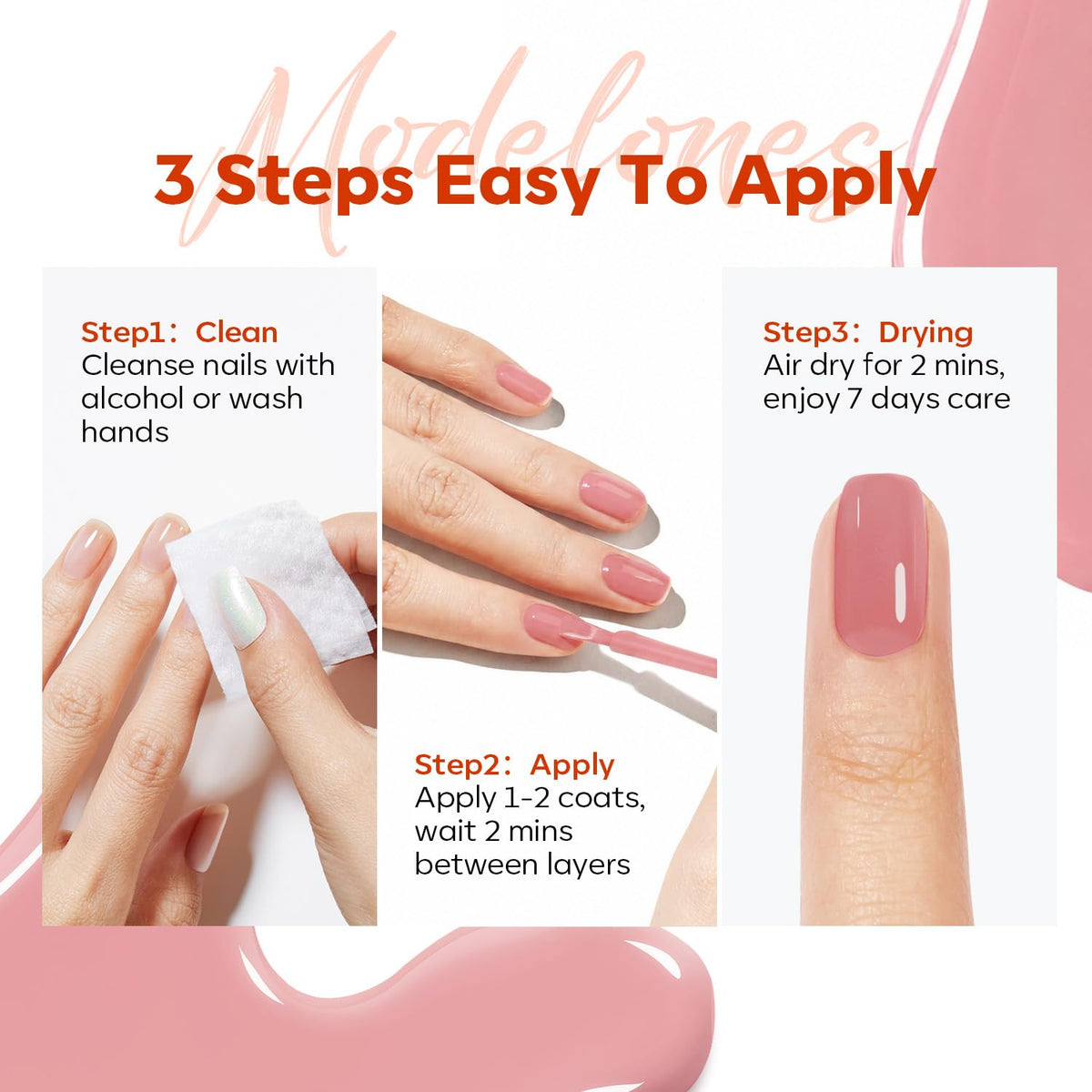 modelones boxed packaging arranged as a gift for nail care lovers