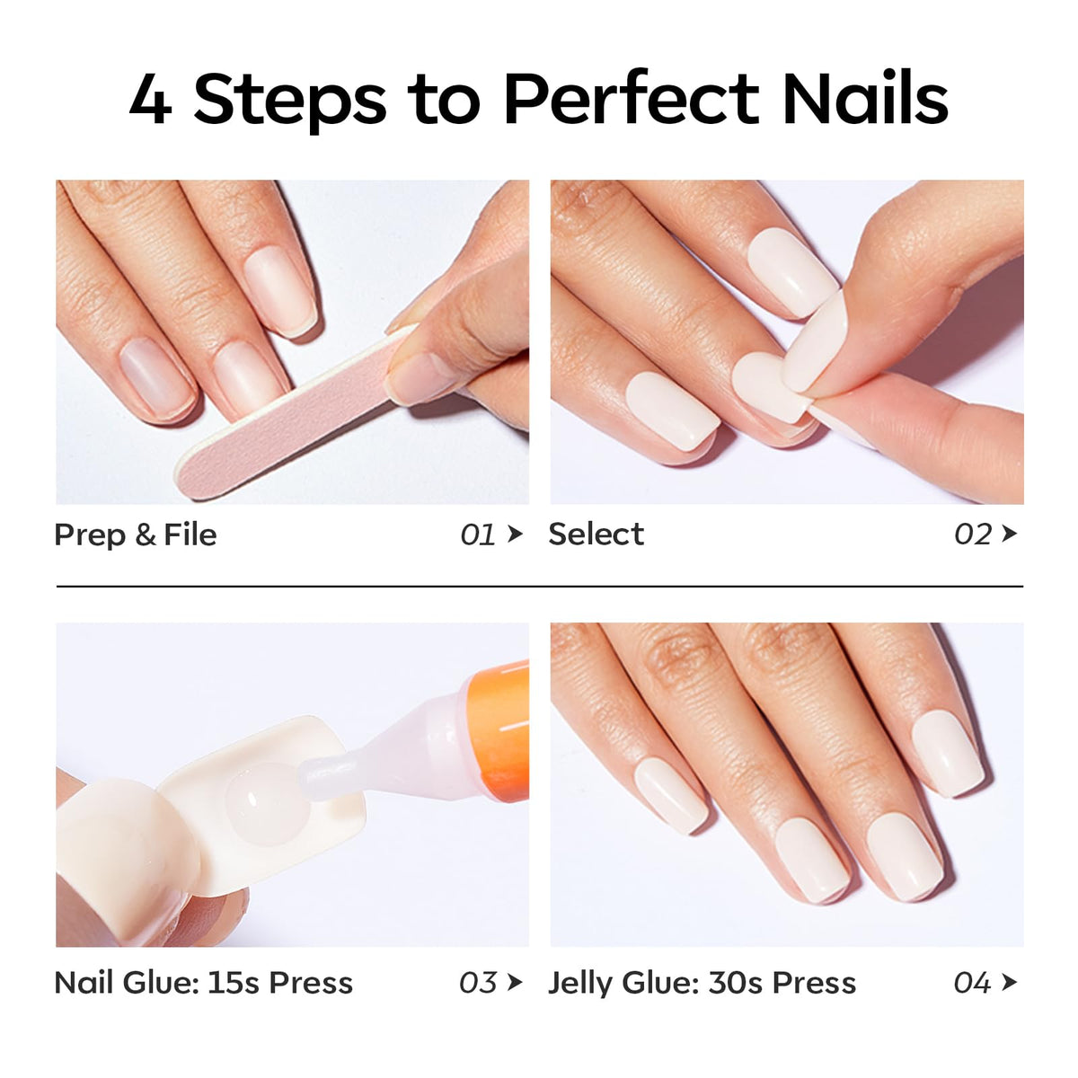 modelones nails neatly stored in box after cleaning illustrating reuse and organization