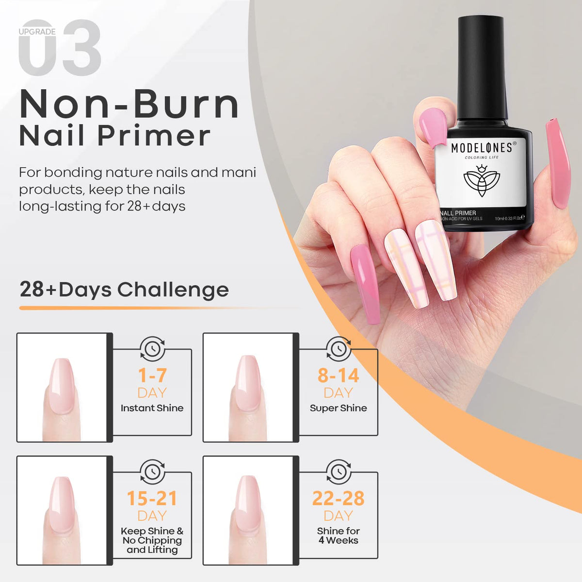 modelones primer application brush applying primer for stronger nail adhesion
