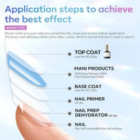 modelones professional salon setting with technician using top coat for salon-quality results