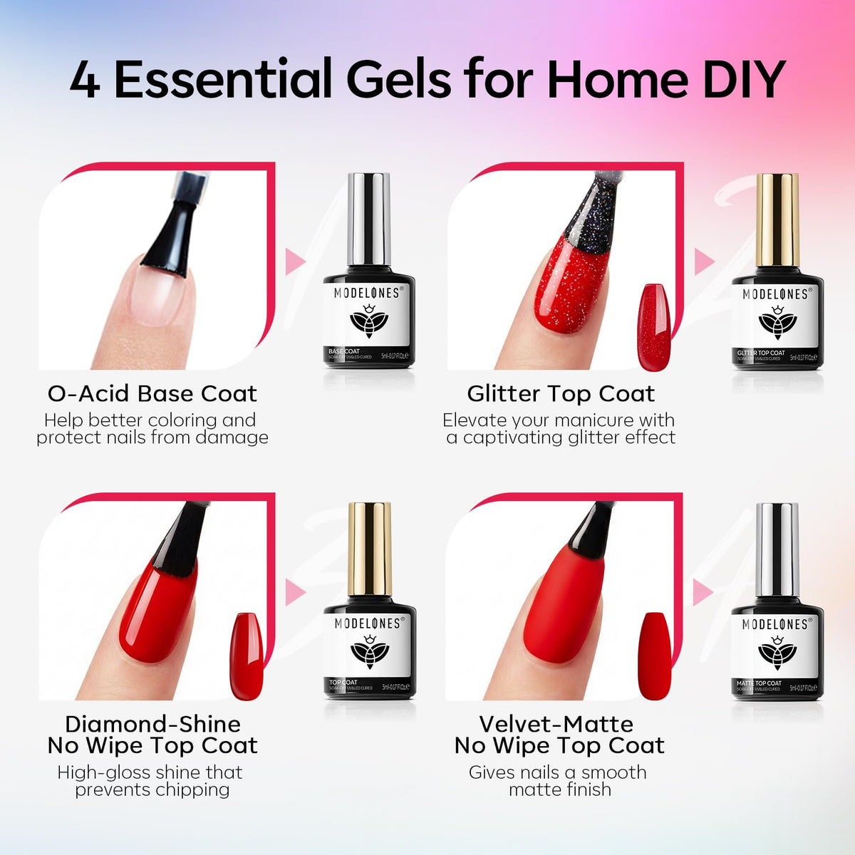 modelones removal kit with foil and acetone pad illustrating safe gel softening and removal