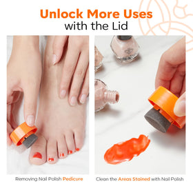 modelones replaceable sponge head detail emphasizing hygiene and longevity benefit