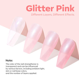 modelones ridge filling before and after showing smoother nail surface benefit