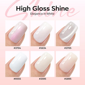 modelones finished manicure on natural nails showing glossy salon-worthy benefit