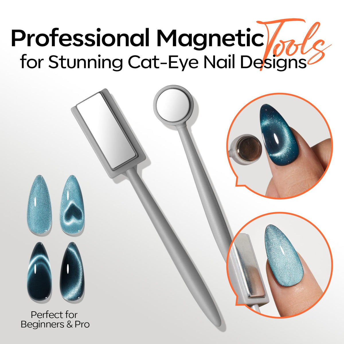 modelones scale comparison showing magnet size versus fingernail for accuracy