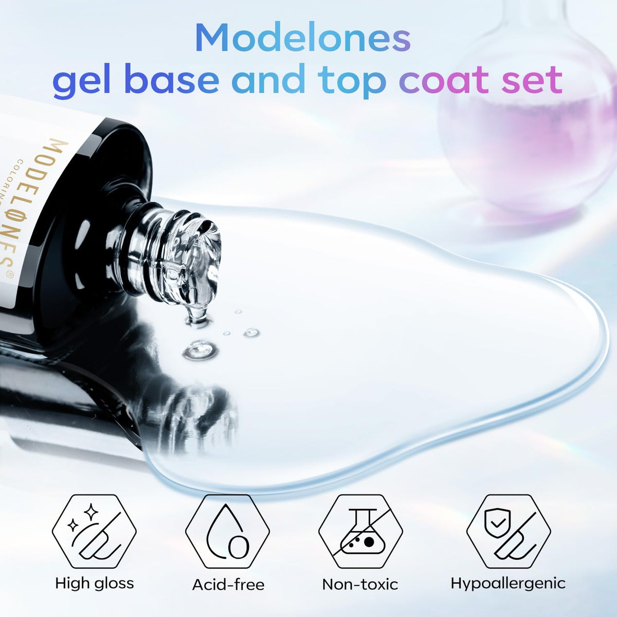 modelones bottle next to ruler for 15 ml size and travel-friendly benefit