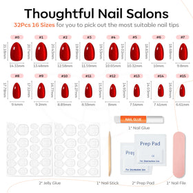 modelones side profile of almond-shaped nail showing curve and natural fit benefit comfortable wear