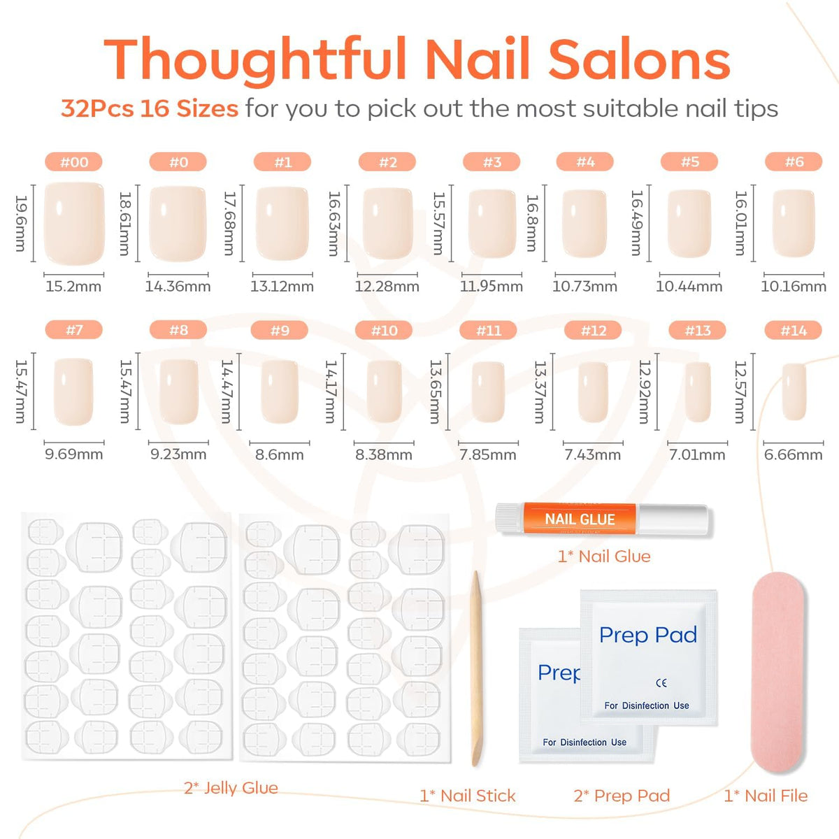 modelones side profile of short square nails showing natural length and tidy silhouette benefit