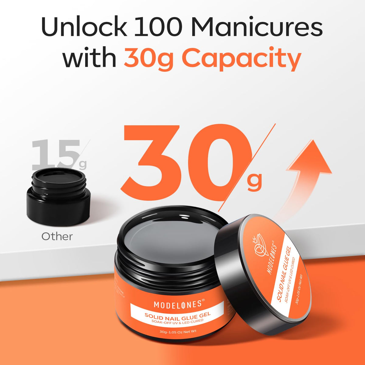 modelones 30g size comparison next to a coin to show compact travel-friendly weight