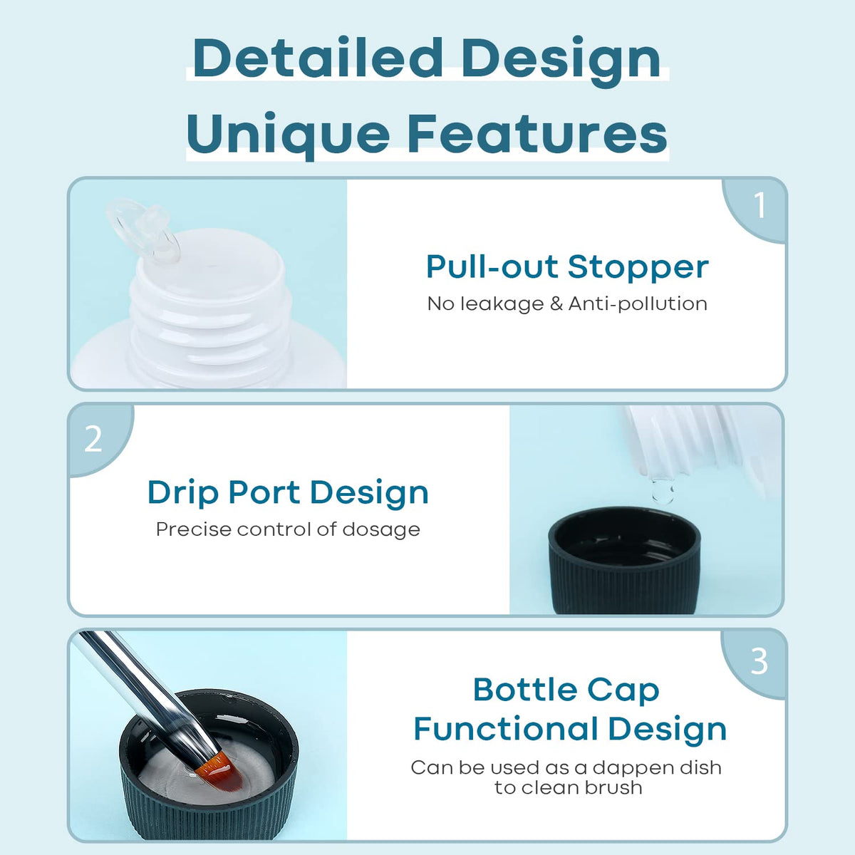 modelones bottle in hand showing 120ml size for longer use