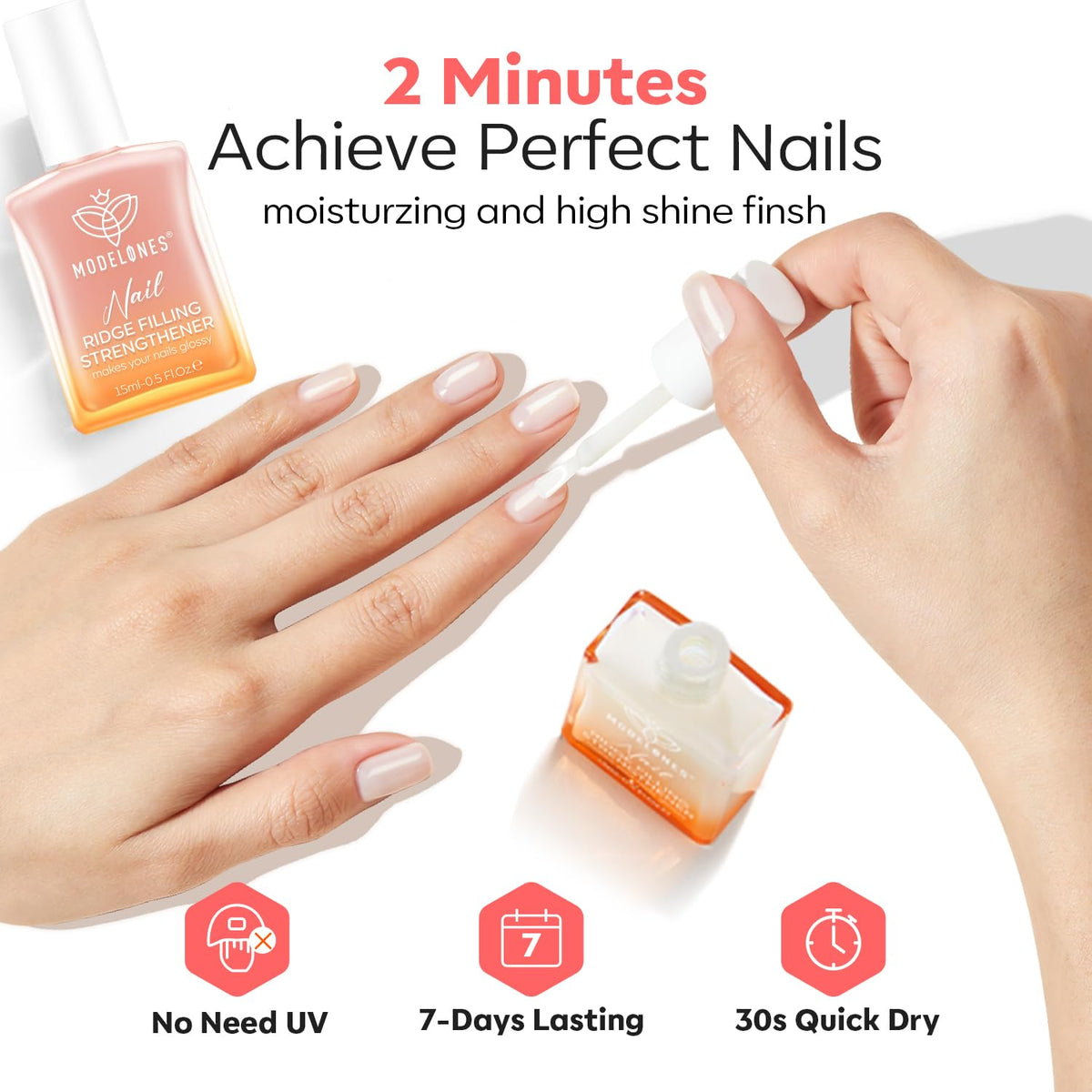 modelones size comparison with coin to show 15ml bottles and travel-friendly convenience