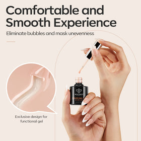 modelones size scale bottle in hand to illustrate bottle volume and portability