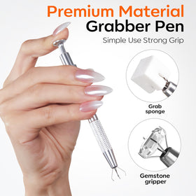 Modelones sponges in use creating a smooth ombre gradient for professional-looking nails