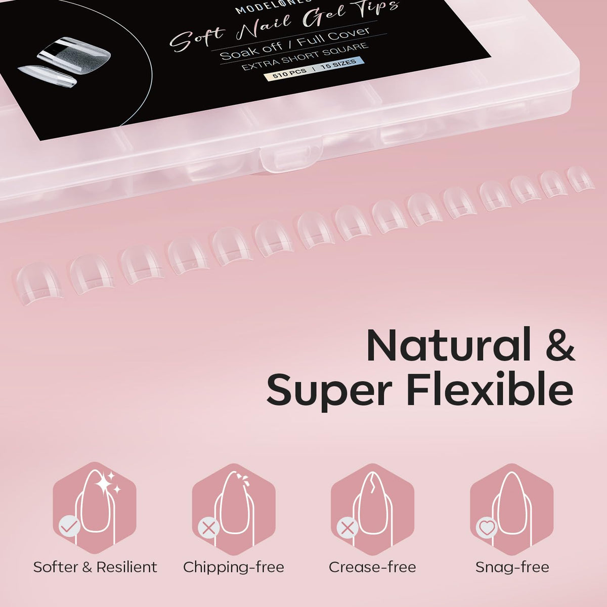 modelones styled nails lifestyle shot demonstrating finished look durability