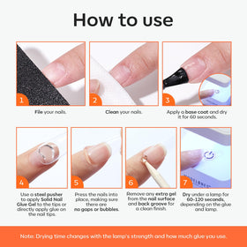 modelones lifestyle manicure scene showing finished nails and neat, professional results